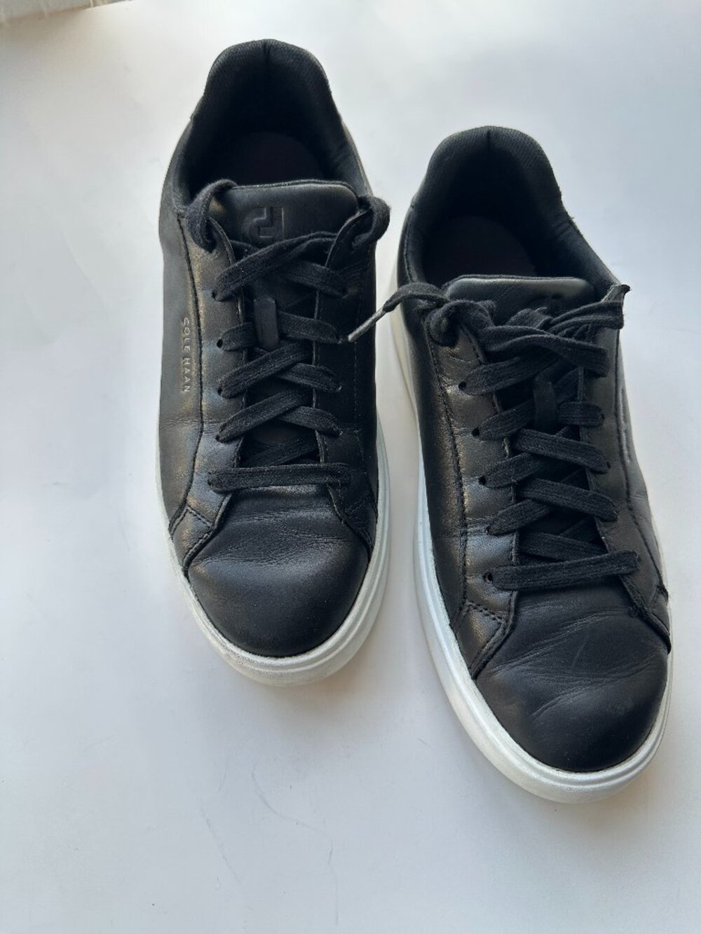 Cole Haan Grand Crosscourt Daily Black Leather Sneakers Women’s 9.5 B W26650